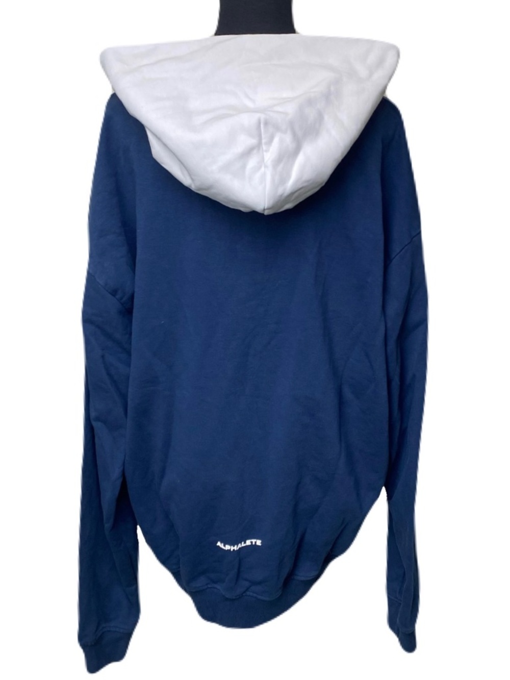 Alphalete‎ Three Pillar Heavyweight Hoodie Men's Pullover Hoodie Navy Men's XL - Picture 3 of 6